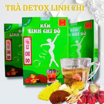 Trà detox Nấm Linh Chi đỏ LICHIDO